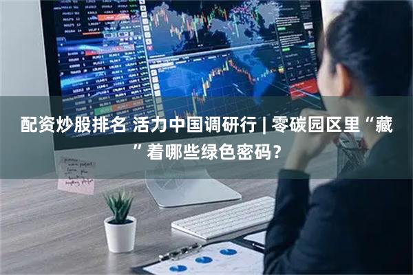 配资炒股排名 活力中国调研行 | 零碳园区里“藏”着哪些绿色密码？